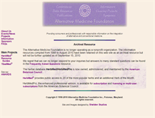 Tablet Screenshot of amfoundation.org